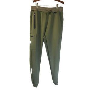 BT Born Tough Men's Momentum Cargo Joggers Size M Green Athletic Pants Gym